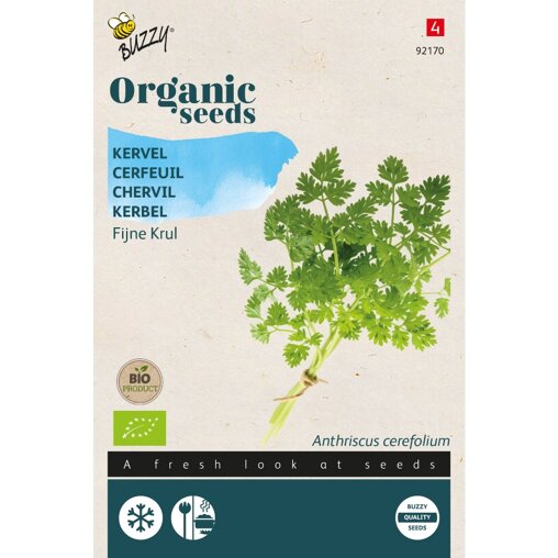 Buzzy ® Bio Kervel Fijne Krul Voorzijde